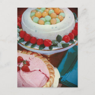 aardbei & munt briefkaart