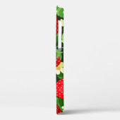  aardbei naadloos. Achtergrond sw Case-Mate iPhone Case (Achterkant / Links)