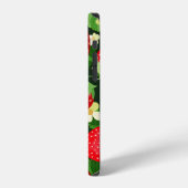 aardbei naadloos. Achtergrond sw iPhone Hoesje (Linkerkant)