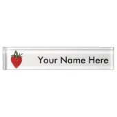 Aardbei Naambordje (Voorkant)