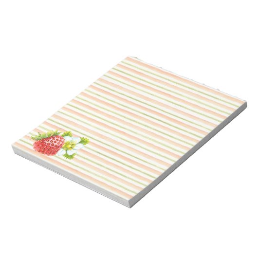 Aardbei Notitieblok (Linkerzijde)