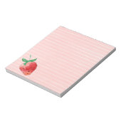 Aardbei Notitieblok (Linkerzijde)