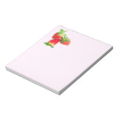 Aardbei Notitieblok (Linkerzijde)