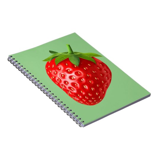 Aardbei Notitieboek (Rechterzijde)