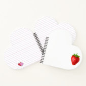 Aardbei Notitieboek (Binnen)