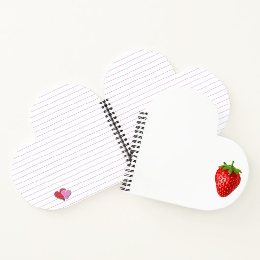 Aardbei Notitieboek (Binnen)