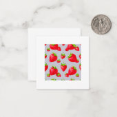 Aardbei Notitiekaartje (Voorkant / Achterkant in situ)