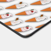 Aardbei of vanille? Wit Bureaumat (Hoek)