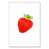 Aardbei op witte achtergrond kaart (Voorkant)
