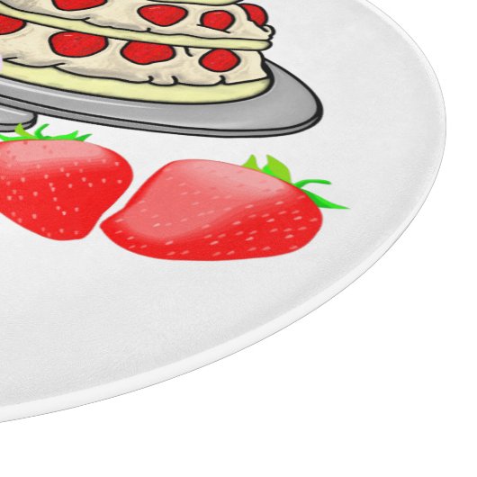 Aardbei Overdrive Snijplank (Hoek)