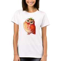 Aardbei Owl Shirt