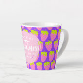 Aardbei Paarse Latte Mok (Rechterhoek)