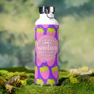 Aardbei Paarse Waterfles