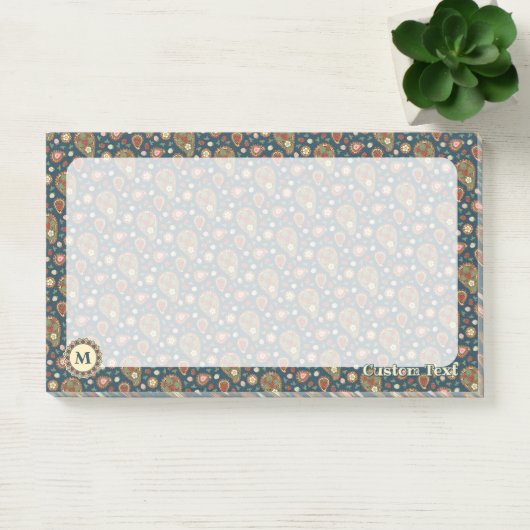Aardbei Paisley Pattern Post-it Notes (Kantoor)