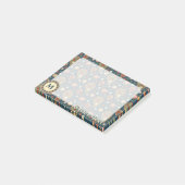 Aardbei Paisley Pattern Post-it Notes (Schuin)