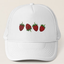 Aardbei Paneel Trucker Pet