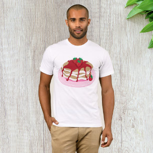 Aardbei Pannenkoeken Mannen T-shirt