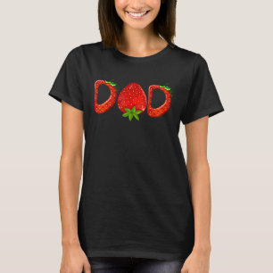 Aardbei Papa Fruit Verjaardag Familie Matching T-shirt