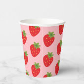 Aardbei Papieren Bekers (Rechts)
