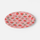 Aardbei Papieren Bordje (Gekanteld)