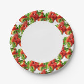 Aardbei Papieren Bordje (Voorkant)