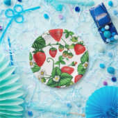 Aardbei Papieren Bordje (Feest)