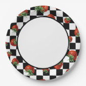 Aardbei Papieren Bordje (Voorkant)