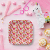 Aardbei Papieren Bordje (Feest)