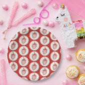 Aardbei Papieren Bordje (Feest)