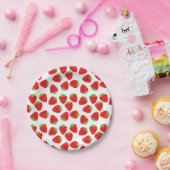 Aardbei Papieren Bordje (Feest)