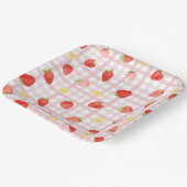 Aardbei Party Paper Borden Papieren Bordje (Gebogen)