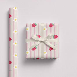 Aardbei PatroonInpakpapier Cadeaupapier