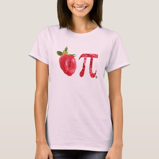 aardbei pi t-shirt (Voorkant)