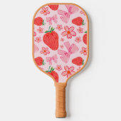 Aardbei Pickleball Paddle Coquette Aardbei (Voorkant)