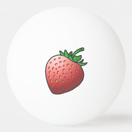 Aardbei Pingpongbal (Achterkant)