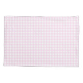 Aardbei Pink Gingham Kussensloop (Achterkant)