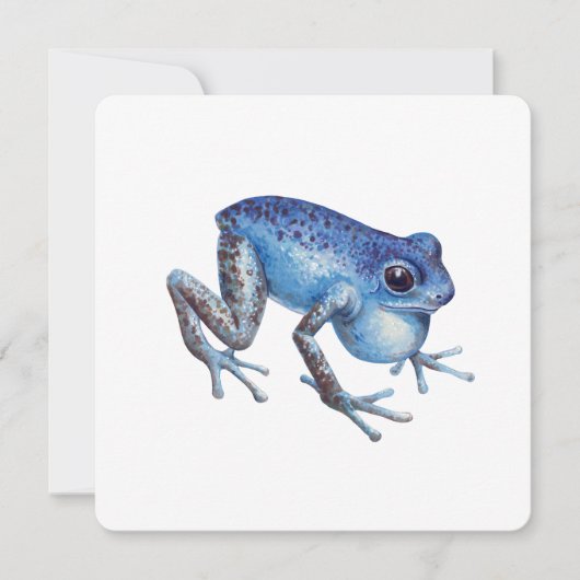 Aardbei Poison dart frog Feestdagenkaart (Voorkant)