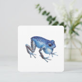 Aardbei Poison dart frog Feestdagenkaart (Staand voorkant)