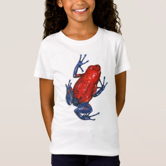 Aardbei Poison Dart Frog T-shirt (Voorkant)