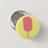 Aardbei Popsicle Cartoon Tekening Ronde Button 3,2 Cm (Voorkant /achterkant)