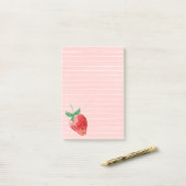 Aardbei Post-it® Notes (Op bureau)