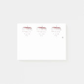 Aardbei Post-it® Notes (Voorkant)