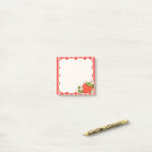 Aardbei Post-it® Notes (Op bureau)