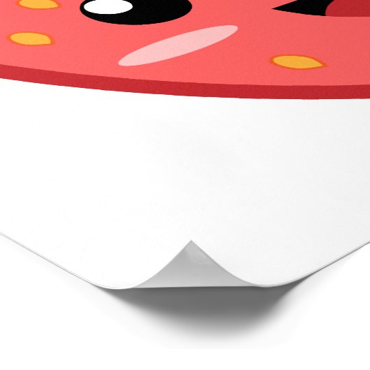 Aardbei Poster (Hoek)