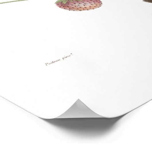 Aardbei Poster (Hoek)