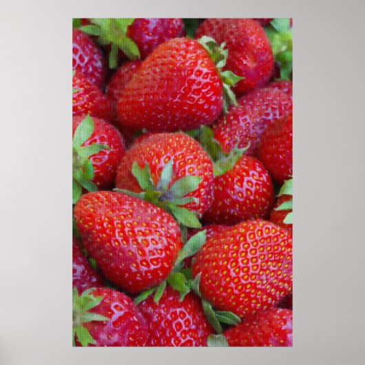 Aardbei Poster (Voorkant)