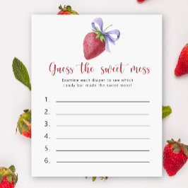 Aardbei - Raad het zoete puinspel