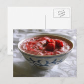 Aardbei rabarber yoghurt Briefkaart (Voorkant / Achterkant)