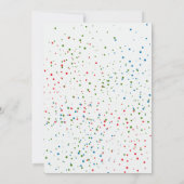 Aardbei Raspberry Berry Eerste 1e Verjaardag Deel Kaart (Achterkant)