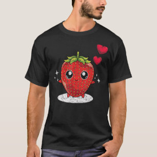 Aardbei Red Berry Summer Fruit Cute Strawberry T-shirt